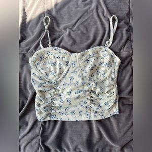 Super cute floral crop top
